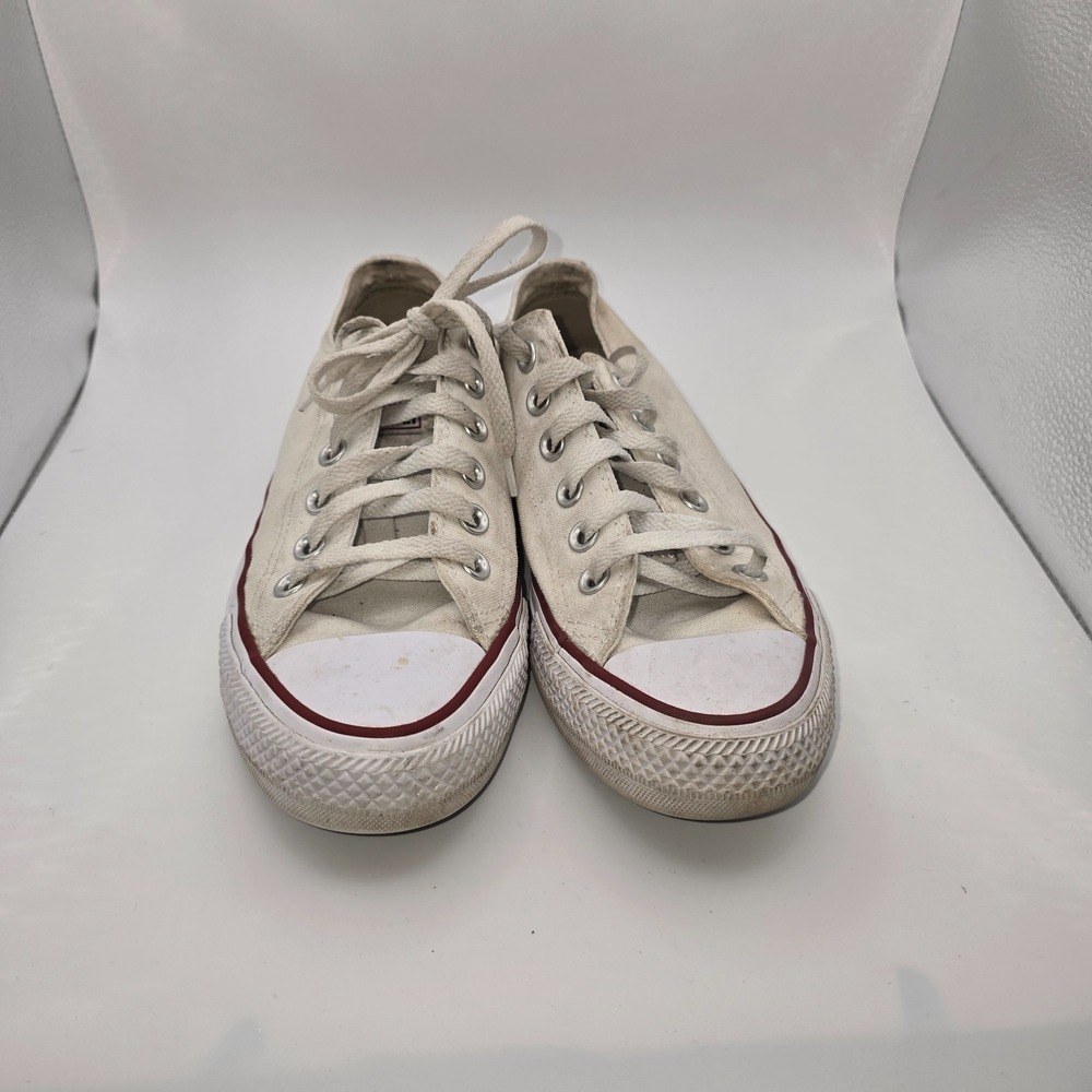 Converse SZ 5‎ All Star Shoes - Classic White Lace Up Low Top Sneakers